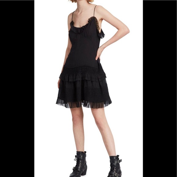 SOLD!!! All Saints Sanse Dress in Black, size 6